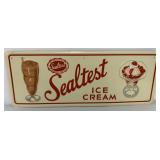 Metal Sealtest Ice Cream Sign