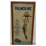 Framed Palmolive Soap Ad