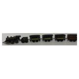 Karl Bub train engine, tender and 4 cars