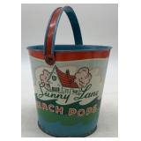 Woolworth Sunny Lane Beach Pops tin pail