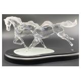 Swarovski Limited Edition Wild Horses 7"X13"