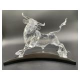 Swarovski Limited Edition Crystal Bull 6"X10"