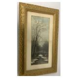 C.M. Nichols bridge landscape print