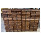 Wooden Multi-Drawer Cabinet Vintage