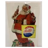 Merry Christmas Pepsi-Cola Cardboard Ad