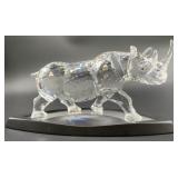 Swarovski Limited Edition The Rhinoceros 6"X13"