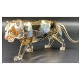 Swarovski Endangered Widelife Tiger, 3" X 7"