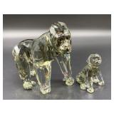 Swarovski Endangered Wildlife Gorillas 4" X 5"