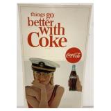 Things Go Better With Coke Cardboard Ad