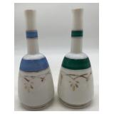 pair of barber bottles