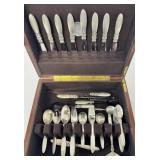 59 pc Georg Jensen Sterling Cactus sterling set