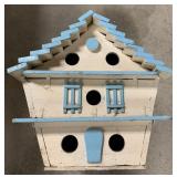 large wooden Martin birdhouse