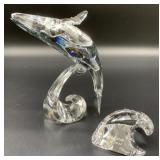 2012 Swarovski Paikea Whale 6" X 6"