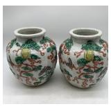 pair of Chinese porcelain vases