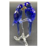 2014 Swarovski Hyacinth Macaws 2" X 4"
