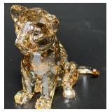 2010 Swarovski Tiger Cub Sitting 2" X 3"