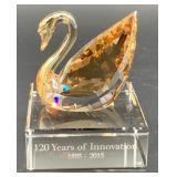 2015 Swarovski Swan Event Piece 2 1/2" X 3"