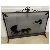 hammered fire screen baby delivery