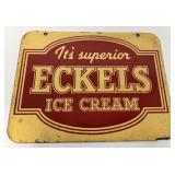 Eckels Ice Cream Tin Sign