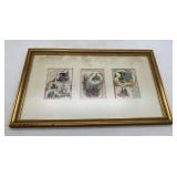 framed automobile prints