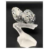 Swarovski "Togetherness" The Lovebirds 2" X 4"