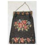 large beaded purse