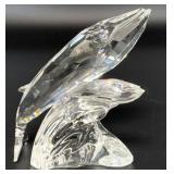 Swarovski "Care For Me" The Whales 4" X 5"