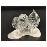 1989 Swarovski The Turtledoves 2 1/2" X 4"