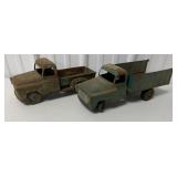 Lot of 2 IH Pressed Steel Trucks