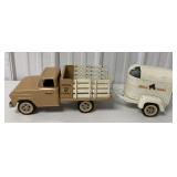 Tonka Farms Stake Body Truck w/Horse Trailer