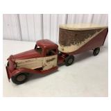 Structo Toys Hi-Way Transport Truck/Trailer