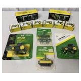 1/64 Ertl Lot of 12 JD Tractors and Implements