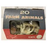 20 Farm Animals in Box