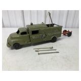 Hubley Bell Telephone Truck w/Trailer