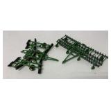 1/64 Ertl JD 2200 Spring Harrow and JD 637 Disc