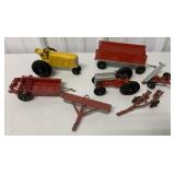 Lor of 7 Tractors and Implements