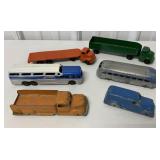 Lot of 6 TootsieToy and Ralstoy Trucks and Buses