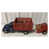 Tonka Farms Stake Body Truck w/Cows and Stake
