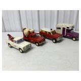 (4) Tonka Pressed Steel Vehicles