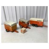 (3) Ny-Lint U-Haul Trailers