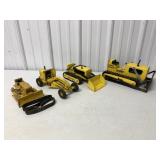 (4) Tonka Dozers/Grader/Loader