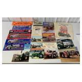 Lot of 20 Tractor Pulling Items-Stickers, Trophy,