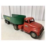 Tonka Toys Steel Carrier Truck & Trailer