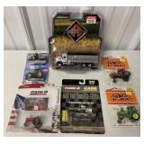 Lot of 7 Tractors and Trucks in Blister Packs