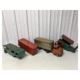 (4) Dunwell/Steelcraft/Ertl Pressed Steel Toys