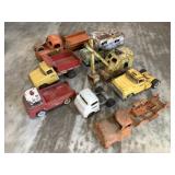 (8) Tonka/Structo Pressed Steel Toys