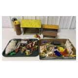 Misc. Farm Set Pieces-Barn, Cabin, Out Building,