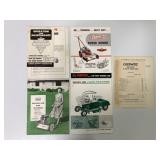 Lot of 5 Lawn Mower Adv. Pieces