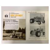 IH 404 Lo-Boy Tractor Brochure and Sheet