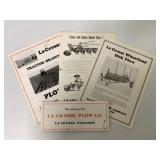 4 LaCrosse Plow Co. Adv. Pieces
